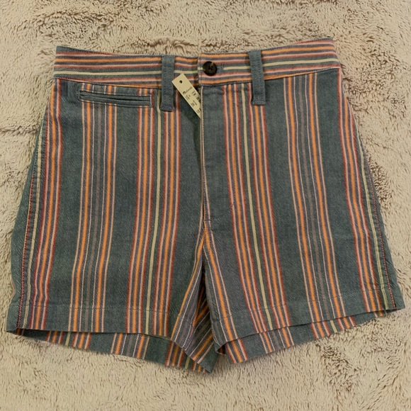 NWT Madewell Rainbow Jean Shorts - Picture 6 of 9